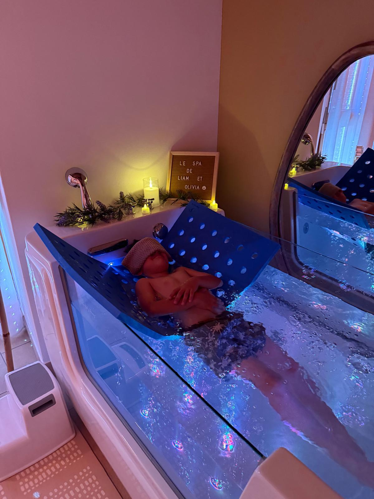 Package of 3 baby hydrotherapy sessions at Le Cocon Alpin, Crans-Montana